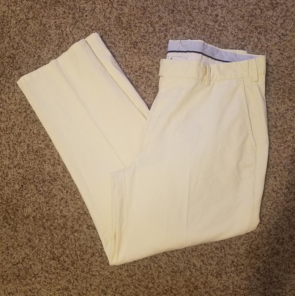 Peter Millar Cream Trousers Size 36X27